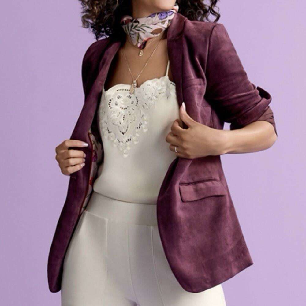 Cabi Vineyard Williams Jacket Blazer Size Medium FALL 2023 #4491 Velvet